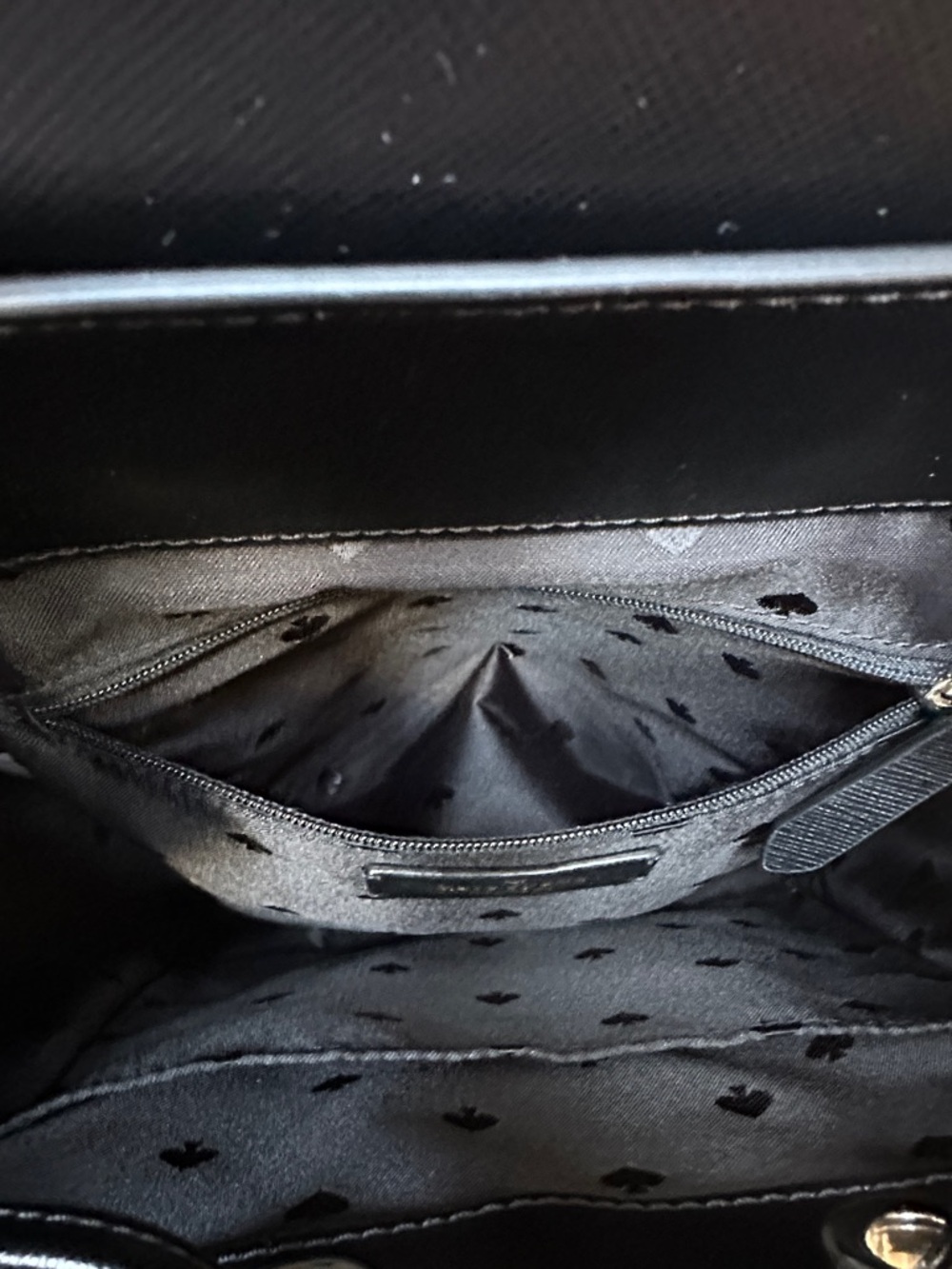 Kate Spade Black Saffiano Leather Backpack - Picture 11 of 15